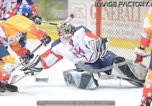 2015-04-11 Torneo di Pinzolo 4 Asiago-Hockey Milano Rossoblu U12 (9-1)